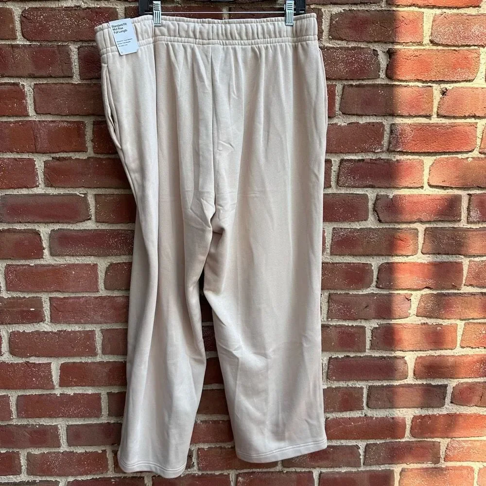 Nike Sportswear Club Fleece Pants Wide Leg Sweatpants Womens 2X NWT
